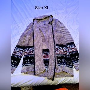 Fuzzy cardigan